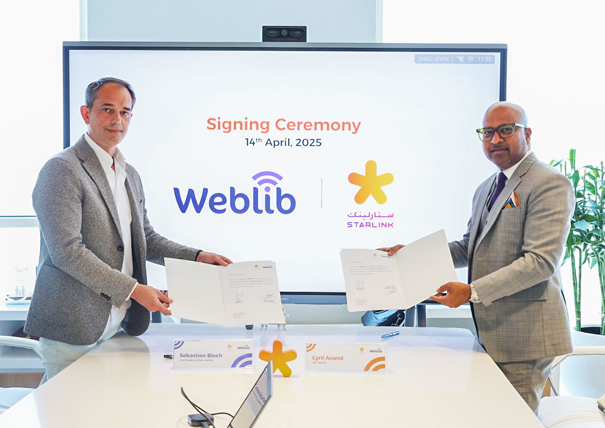 Starlink and Weblib Announced Strategic Partnership to Expand WiFi Solutions in Qatar